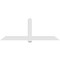 Ekena Millwork Eugene Architectural Grade PVC Gable Bracket, 96"W x 36"H x 4"D x 6"F, 9/12 Pitch GBP096X36X0406EUG00 - alternate 3